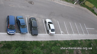 Разметка парковки